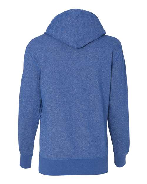 J America JA8860 Ladies' Glitter French Terry Hooded Sweatshirt #color_ROYAL