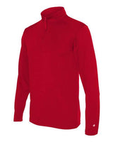 Badger 4280 Lightweight Quarter-Zip Pullover #color_Red