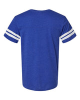 LAT 6937 Men's Football T-Shirt #color_VN ROYAL/ BD WHT