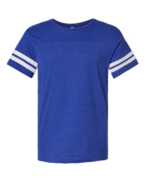 LAT 6937 Men's Football T-Shirt #color_VN ROYAL/ BD WHT