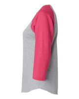 LAT LA3530 Ladies'' Baseball T-Shirt #color_VN HT/ VN HT PNK