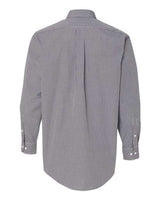 Van Heusen 13V0225 Gingham Check Shirt #color_Black