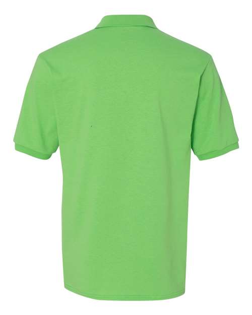 Jerzees 437 Adult SpotShield Jersey Polo #color_KIWI