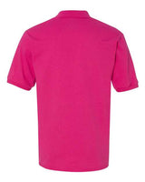 Jerzees 437 Adult SpotShield Jersey Polo #color_CYBER PINK