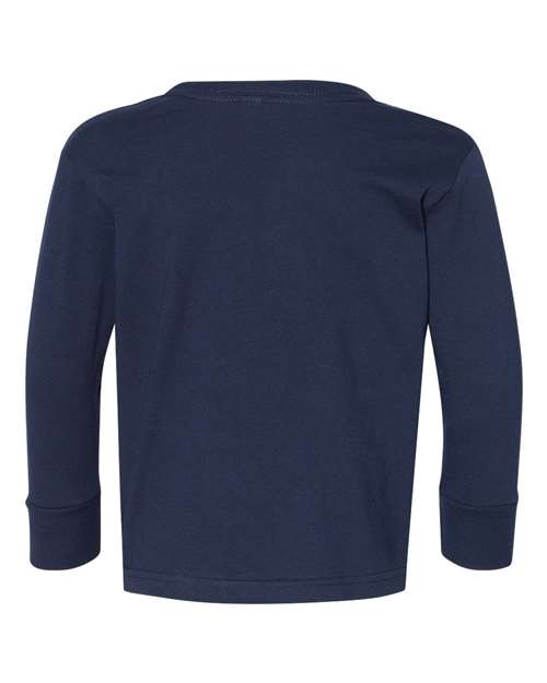 Rabbit Skins RS3302 Toddler Long-Sleeve Fine Jersey T-Shirt #color_NAVY