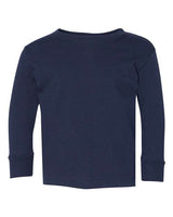 Rabbit Skins RS3302 Toddler Long-Sleeve Fine Jersey T-Shirt #color_NAVY