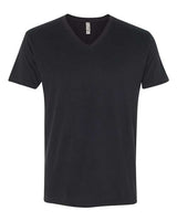 Next Level 6440 Men's Sueded V-Neck T-Shirt #color_BLACK