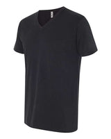 Next Level 6440 Men's Sueded V-Neck T-Shirt #color_BLACK