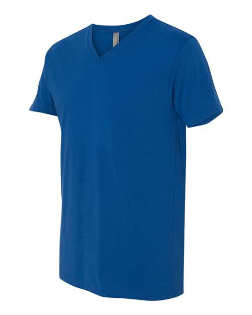 Next Level 6440 Men's Sueded V-Neck T-Shirt #color_COOL BLUE