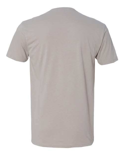 Next Level 6440 Men's Sueded V-Neck T-Shirt #color_LIGHT GRAY
