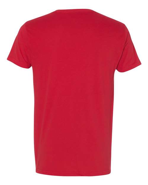 Next Level 6440 Men's Sueded V-Neck T-Shirt #color_RED