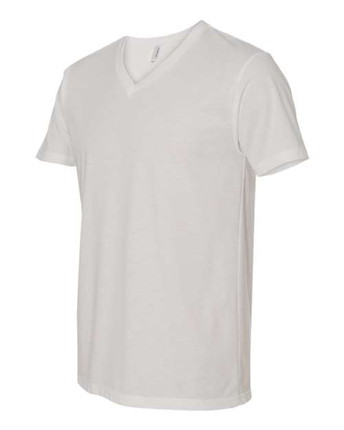 Next Level 6440 Men's Sueded V-Neck T-Shirt #color_WHITE