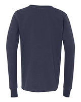 Bella + Canvas 3501Y Youth Jersey Long-Sleeve T-Shirt #color_NAVY