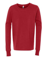 Bella + Canvas 3501Y Youth Jersey Long-Sleeve T-Shirt #color_RED