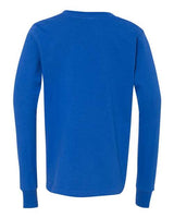 Bella + Canvas 3501Y Youth Jersey Long-Sleeve T-Shirt #color_TRUE ROYAL