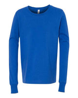 Bella + Canvas 3501Y Youth Jersey Long-Sleeve T-Shirt #color_TRUE ROYAL