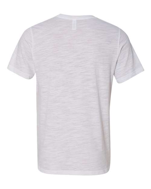Bella + Canvas 3650 Unisex Poly-Cotton Short-Sleeve T-Shirt #color_WHITE SLUB