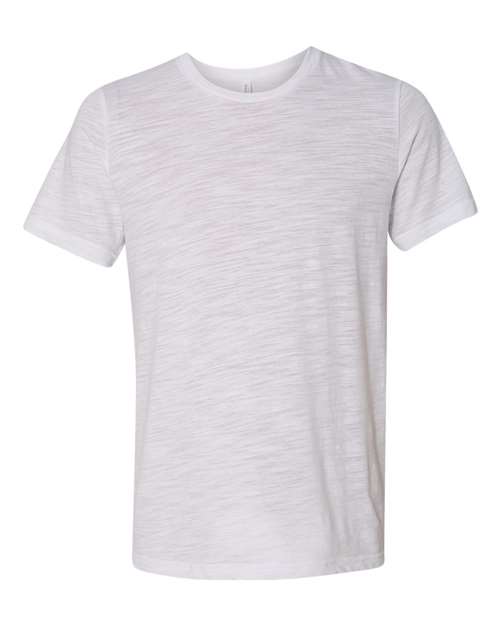 Bella + Canvas 3650 Unisex Poly-Cotton Short-Sleeve T-Shirt #color_WHITE SLUB