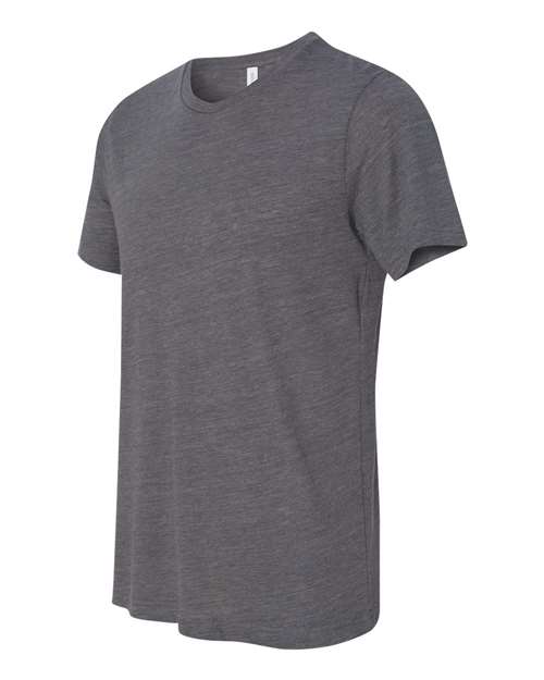 Bella + Canvas 3650 Unisex Poly-Cotton Short-Sleeve T-Shirt #color_ASPHALT SLUB
