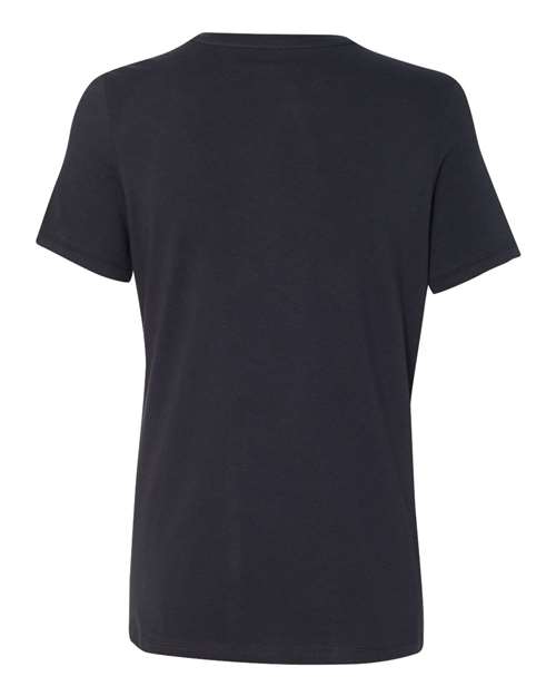 Bella + Canvas B6400 Ladies' Relaxed Jersey Short-Sleeve T-Shirt #color_VINTAGE BLACK