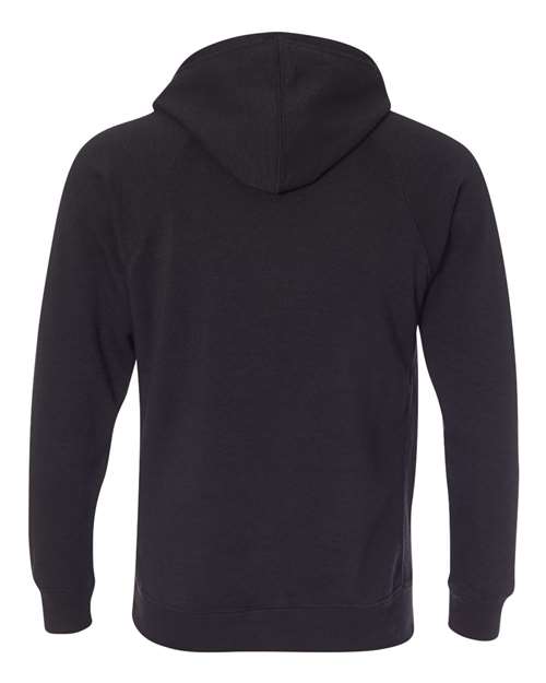 Independent Trading Co. PRM33SBP Special Blend Raglan Hooded Sweatshirt #color_Black