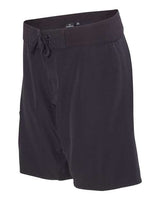 Burnside B9371 Men's Dobby Stretch Board Short #color_BLACK