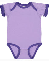 Rabbit Skins 4429 Infant Ruffle Bodysuit