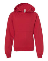 Independent Trading Co. SS4001Y Youth Midweight Hooded Sweatshirt #color_Red