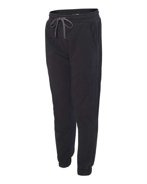 Burnside BU8800 Adult Fleece Jogger Pant #color_BLACK