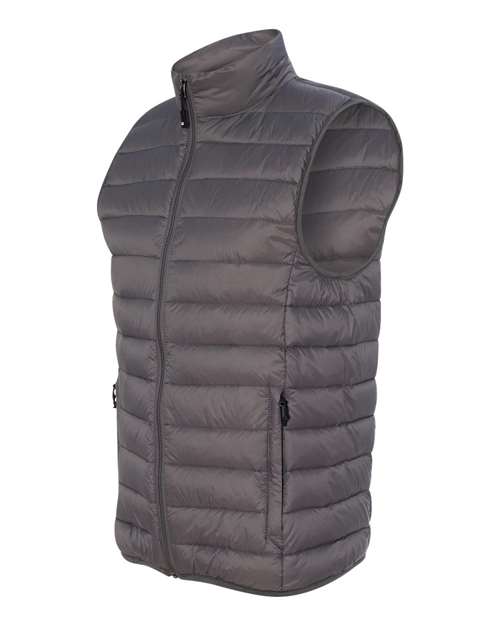 Weatherproof 16700 32 Degrees Packable Down Vest #color_Dark Pewter