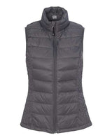 Weatherproof 16700W Women's 32 Degrees Packable Down Vest #color_Dark Pewter