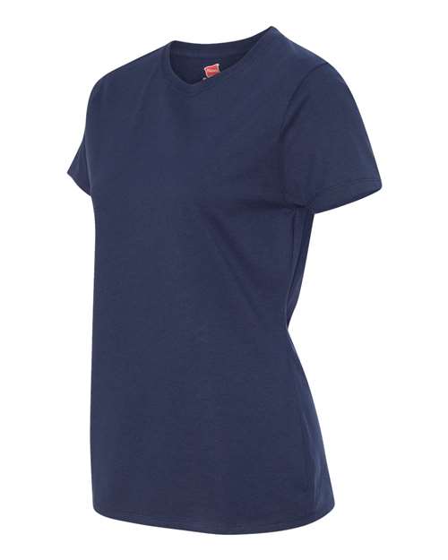 Hanes SL04 Ladies' Nano-T T-Shirt #color_NAVY
