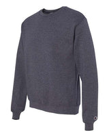 Champion S600 Adult Double Dry Eco Crew #color_NAVY HEATHER
