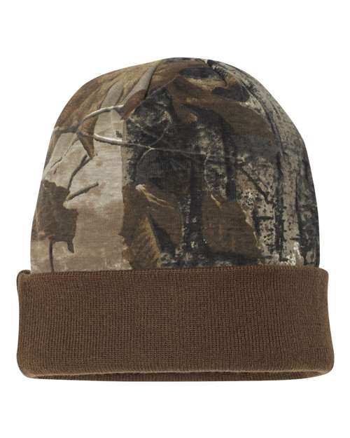 ""Kati LCB12 12" Licensed Camo Cuffed Beanie" #color_Realtree AP/ Brown"