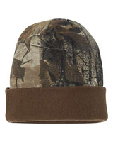 ""Kati LCB12 12" Licensed Camo Cuffed Beanie" #color_Realtree AP/ Brown"
