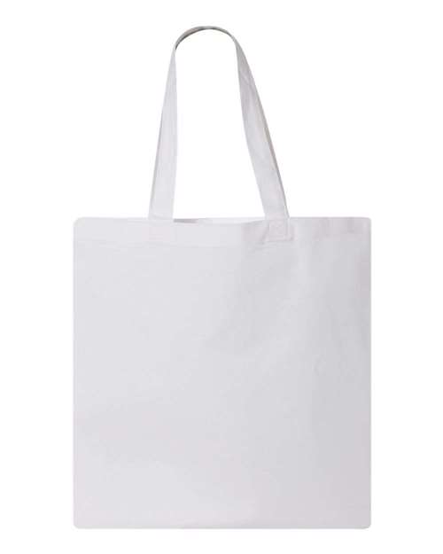 Q-Tees QTB Economical Tote #color_White
