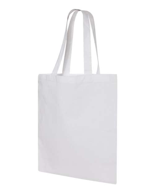 Q-Tees QTB Economical Tote #color_White