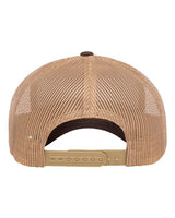 Yupoong 6606 Adult Retro Trucker Cap #color_BROWN/ KHAKI