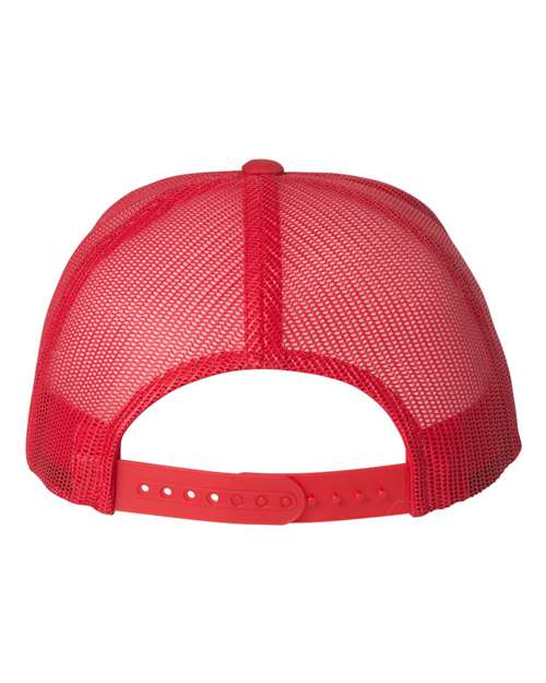 Yupoong 6606 Adult Retro Trucker Cap #color_RED