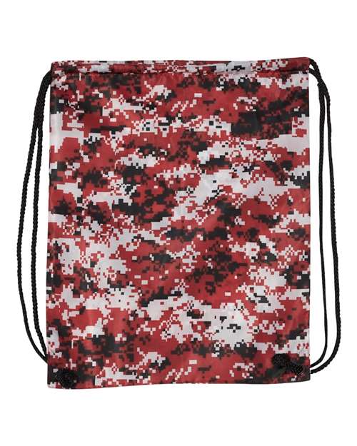 Liberty Bags 8881 Boston Drawstring Backpack #color_DIGIAL CAMO RED