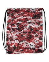 Liberty Bags 8881 Boston Drawstring Backpack #color_DIGIAL CAMO RED