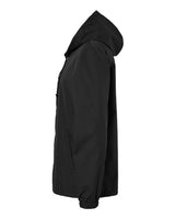 Independent Trading Co. EXP95NB Water-Resistant Hooded Windbreaker #color_Black