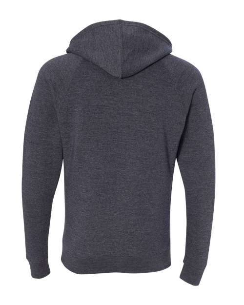 Independent Trading Co. PRM33SBZ Special Blend Raglan Full-Zip Hooded Sweatshirt #color_Midnight Navy
