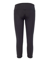Badger 4617 Women's Capri Leggings #color_Black