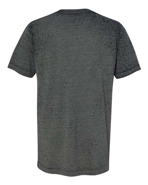 Bella + Canvas 3650 Unisex Poly-Cotton Short-Sleeve T-Shirt #color_BLK ACID WASH