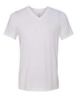 Bella + Canvas 3415C Unisex Triblend V-Neck T-Shirt #color_SLD WHT TRBLND
