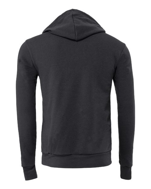 Bella + Canvas 3719 Unisex Sponge Fleece Pullover Hooded Sweatshirt #color_DARK GREY