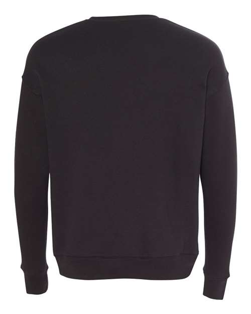 Bella + Canvas 3945 Unisex Drop Shoulder Fleece #color_BLACK