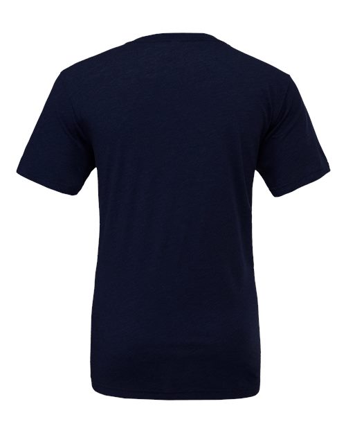 Bella + Canvas 3413C Unisex Triblend T-Shirt #color_SOLID NVY TRBLND