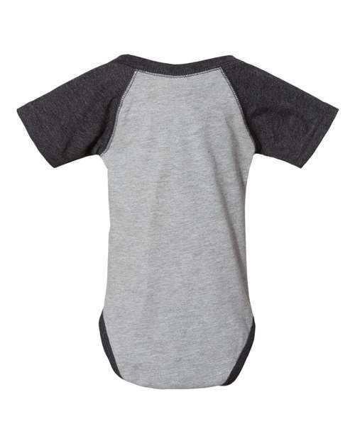 Rabbit Skins RS4430 Infant Baseball Bodysuit #color_VN HTH/ VN SMOKE